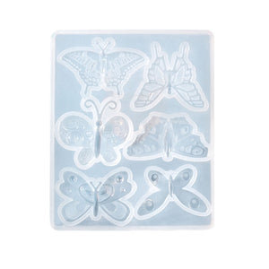 Butterfly Earrings Necklace Pendant Silicone Mold