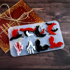 Halloween Earrings Pendant Silicone Mold