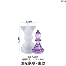 Load image into Gallery viewer, International Chess Pieces and Chessboard Mold
