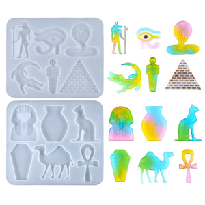 Egyptian Element Earring Pendant Silicone Mold