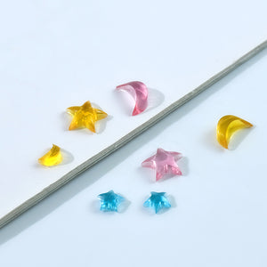 Mini Moon Star Patch Earrings Mold