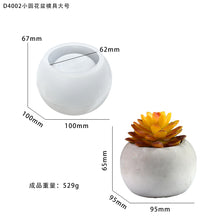 Load image into Gallery viewer, Small Round Storage Box Flower Pot Mold
