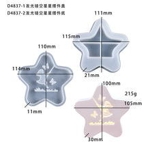 Load image into Gallery viewer, Luminous Hollow Star Storage Box Silicone Mold
