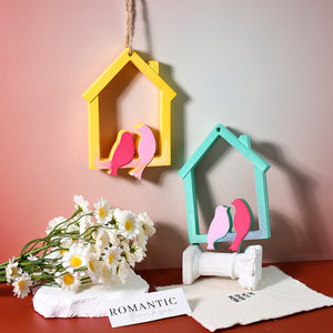 Bird Door Frame Hanging Wind Chime Pendant Silicone Mold