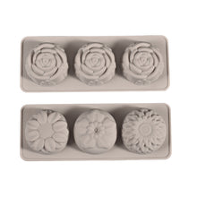 Load image into Gallery viewer, Triple Flower Soap Silicone Mold
