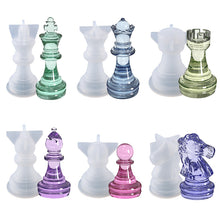 Load image into Gallery viewer, International Chess Pieces and Chessboard Mold
