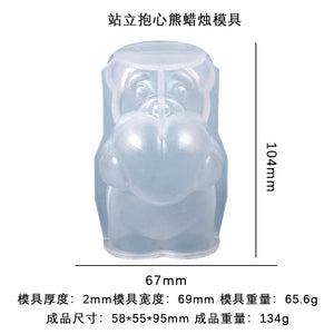 Embracing Standing Bear Candle Mold