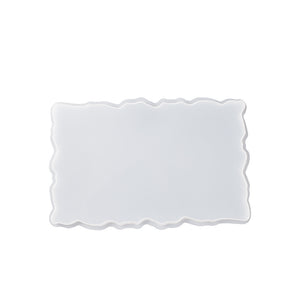 Irregular Lace Rectangular Tray Mold