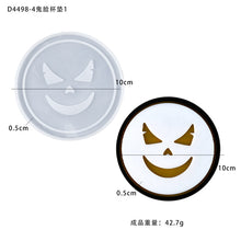 Load image into Gallery viewer, Halloween Series Funny Face Expression Coaster Mold
