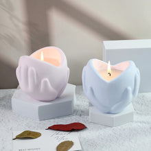 Load image into Gallery viewer, Holding Love Candle Holder Silicone Mold
