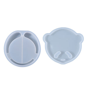 Panda Set Storage Box Coaster Mold