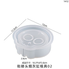 Load image into Gallery viewer, Irregular Skeleton Head Ashtray Mold
