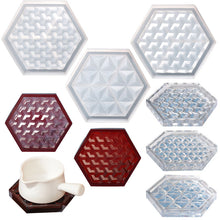 Load image into Gallery viewer, Hexagon Coaster Mold
