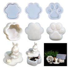 Load image into Gallery viewer, Flat Bottom Cover Cat Paw Storage Box Mold
