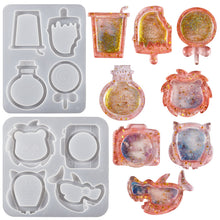 Load image into Gallery viewer, Candy Animal Quicksand Pendant Silicone Mold
