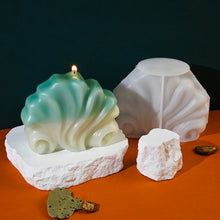 Load image into Gallery viewer, Shell Candle Silicone Mold
