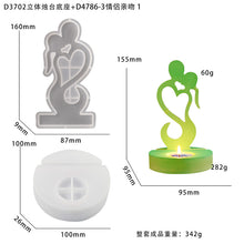 Load image into Gallery viewer, Valentine&#39;s Day Couple Kissing Candle Holder Mold
