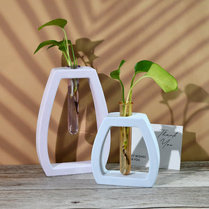 Geometric Hollow Hydroponic Test Tube Vase Mold