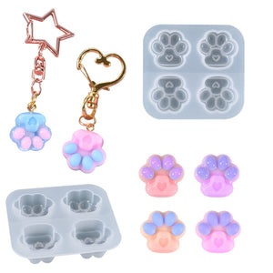 Mini Four Grid Cat Claw Mold