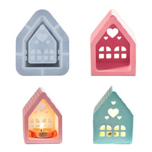 Load image into Gallery viewer, Love House Candle Holder Silicone Mold
