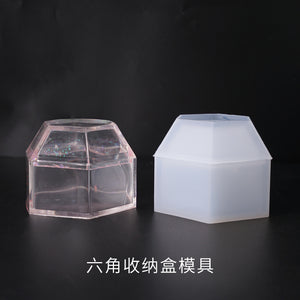 Hexagonal Storage Box Silicone Mold