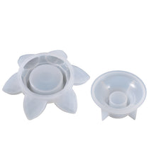 Load image into Gallery viewer, Lotus Lamp Holder Silicone Mold with Bottom
