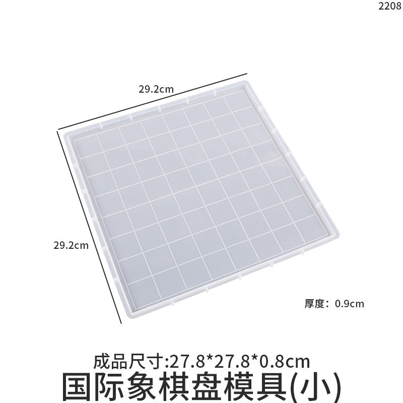 Chess Board and Pieces Mold