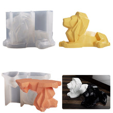 Load image into Gallery viewer, Stereoscopic Lion Silicone Mold
