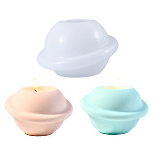 Rotates Around the Planet Candle Holder Silicone Mold
