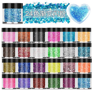 24 Color Gradient Glitter