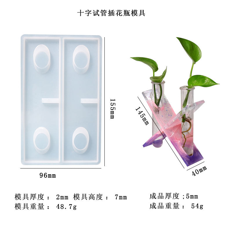 Hydroponic Test Tube Vase Mold