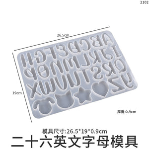 26 English Letter Mold