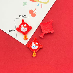 Blessing Resin Rabbit Year Accessories