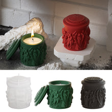 Load image into Gallery viewer, Nordic Angel Statue Storage Candle Holder Mold
