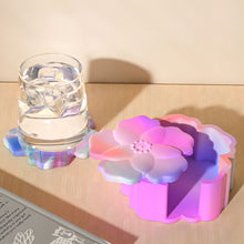 Load image into Gallery viewer, Flower Coaster Storage Box Silicone Mold
