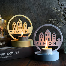 Load image into Gallery viewer, Love House Candlestick Silicone Mold

