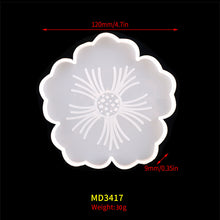 Load image into Gallery viewer, Small Flower Coaster Mold
