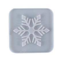 Load image into Gallery viewer, Hollow out Snowflake Coaster Silicone Mold
