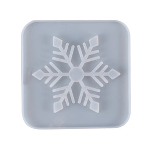 Hollow out Snowflake Coaster Silicone Mold