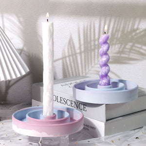 Circular Ring Candle Holder Mold