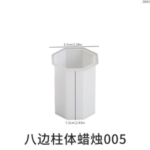 Cylindrical Candle Silicone Mold