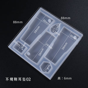 Irregular Eardrop Collection Mold