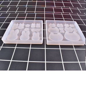 Pendant Rabbit Cat Earnail Patch Mold