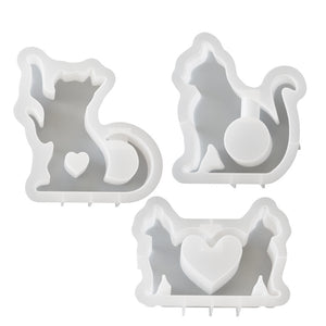 Film Kitten Series Vase Silicone Mold Set