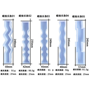 Long Candle Silicone Mold