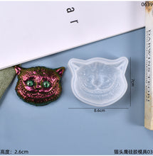 Load image into Gallery viewer, Bat Cat Owl Dog Cat Eagle Head Pendant Mold
