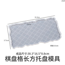 Load image into Gallery viewer, Irregular Checkerboard Grid Set Silicone Mold
