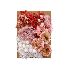 Load image into Gallery viewer, Flower card DIY material package, adhesive frame, group fan, candle decoration, filling material, eternal three-dimensional dry flower package
