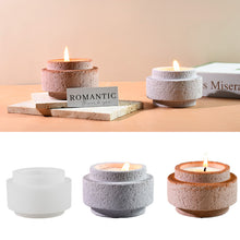 Load image into Gallery viewer, Cement Cylinder Candle Holder Silicone Mold

