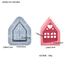 Load image into Gallery viewer, Love House Candle Holder Silicone Mold
